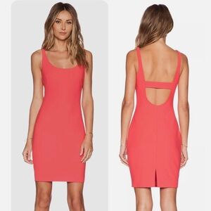 Elizabeth and James Coral Mini Dress